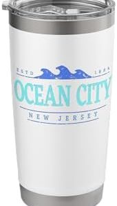 Ocean City New Jersey | Ocean City NJ Shoreline Stainless Steel Insulated Tumbler