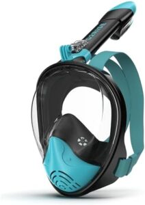 G2RISE Full Face Snorkel Mask Adults Snorkeling Set Gear for Kids with Detachable Camera Mount, Safe Breathing, Anti Fog Anti Leak