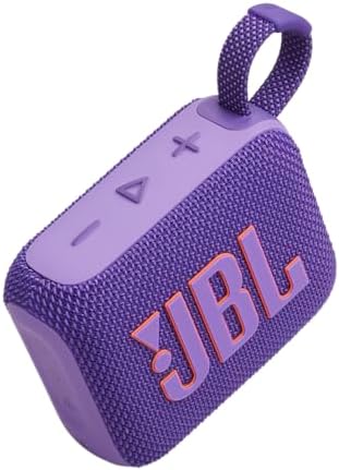 JBL Go 4 - Ultra-Portable, Waterproof and Dustproof Bluetooth Speaker, Big Pro Sound with Punchy bass, 7-Hour Built-in Battery, Made in Part with Recycled Materials (Purple) - Image 4