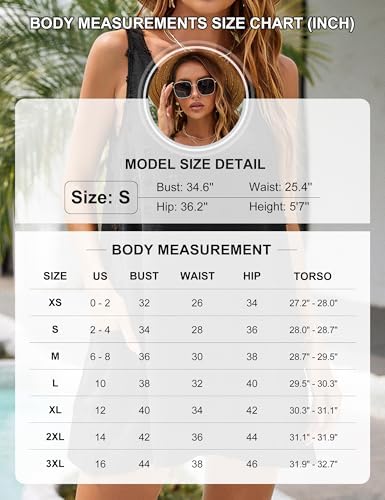 Blooming Jelly Womens Casual Sun Summer Dresses Swiss Polka Dot Beach Cover Up V Neck Tank Dress with Pockets - Image 6