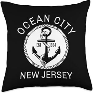 OCEAN CITY NJ Throw Pillow