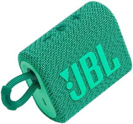 JBL Go 3 Eco - Portable Mini Bluetooth Speaker, big audio and punchy bass, IP67 waterproof and dustproof, 5 hours of playtime, Made in part with recycled materials (Eco Green) - Image 5