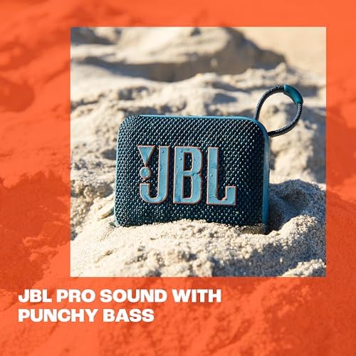 JBL Go 4 - Ultra-Portable, Waterproof and Dustproof Bluetooth Speaker, Big Pro Sound with Punchy bass, 7-Hour Built-in Battery, Made in Part with Recycled Materials (Purple) - Image 7
