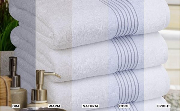 Utopia Towels 4 Pack Bath Towels Set, 27 by 54 Inches, 100% Ring Spun Cotton, Quick Dry, Highly Absorbent, Soft Feel Towels, Perfect for Daily Use, White - Image 8